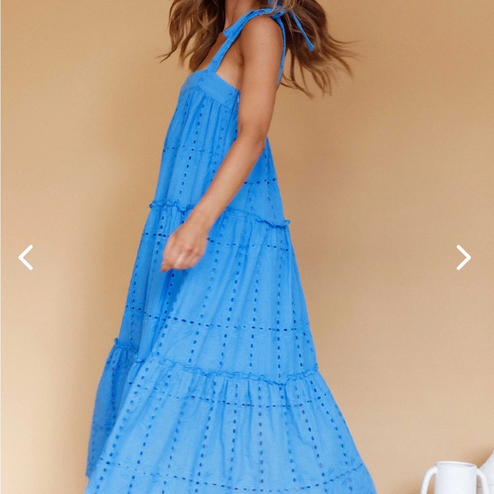 Selfie Leslie blue dress. Size s